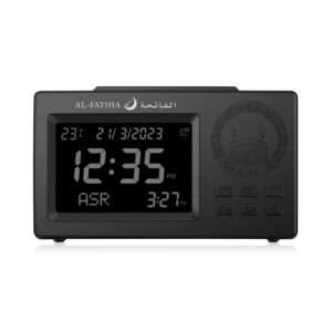 106 Black Table Digital Islamic Azan Table Clock
