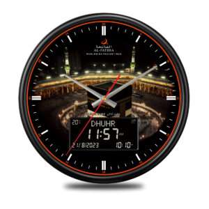 360 Kaaba Digital Round Islamic Azan Wall Clock