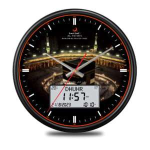 360 Kaaba Digital Round Islamic Azan Wall Clock